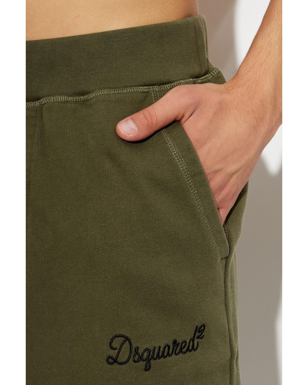 DSquared² Green Sweatpants for men
