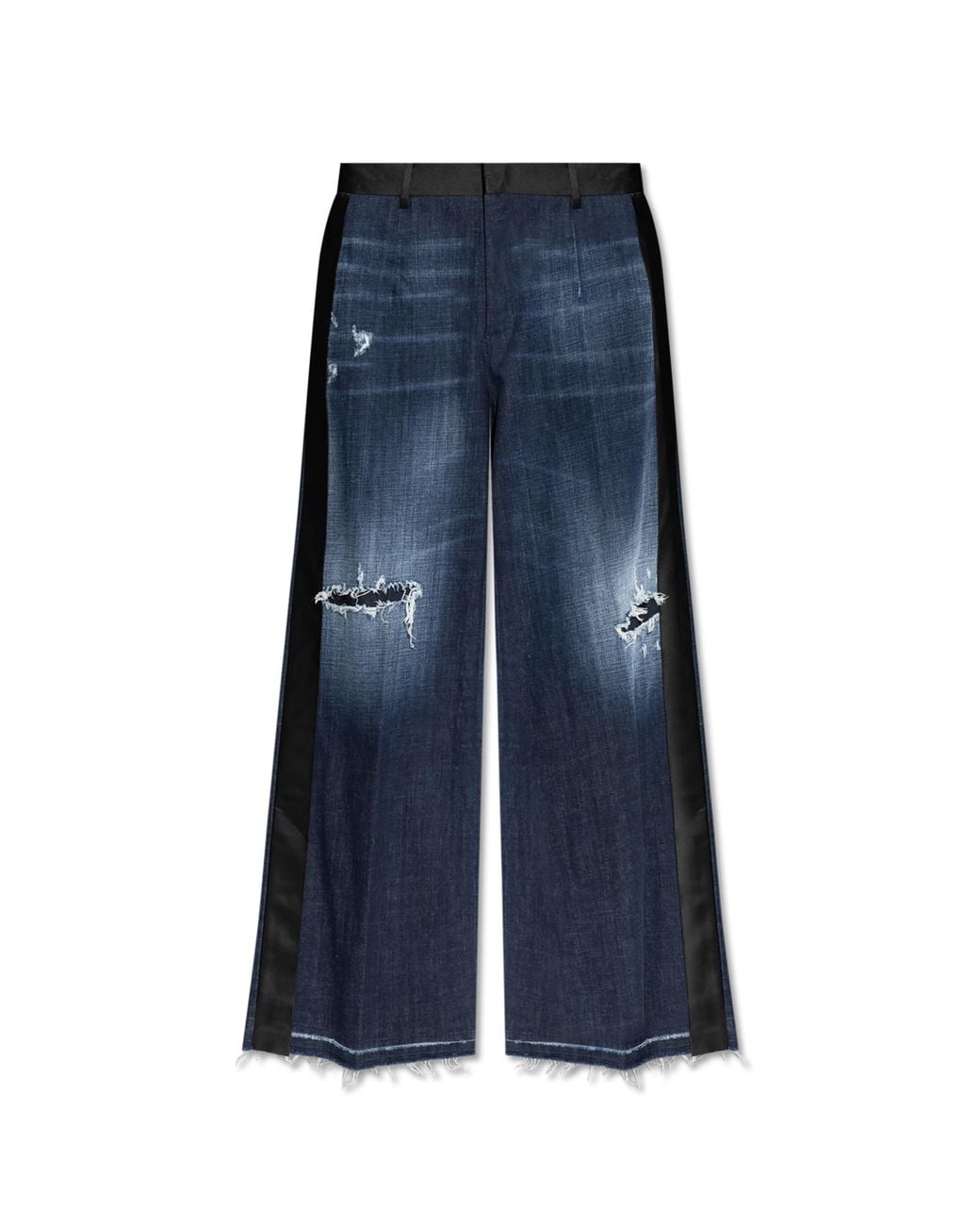 DSquared² Blue Wide-Leg Jeans