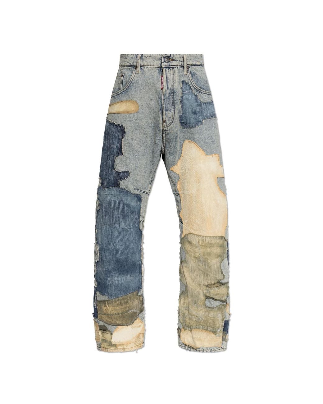 DSquared² Blue 'Kawaii' Jeans With Vintage Effect for men