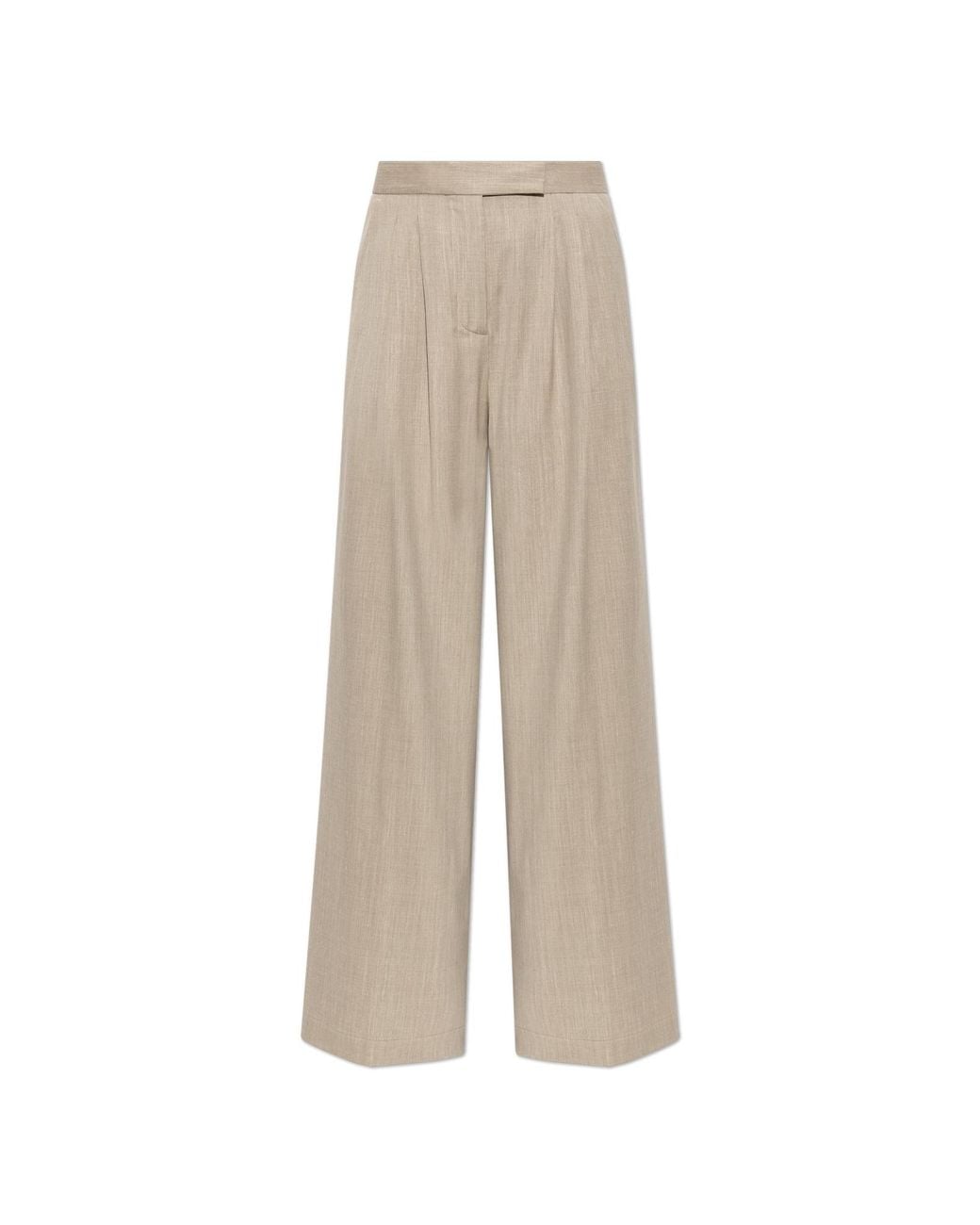 Paul & Shark Natural Wide-Leg Trousers