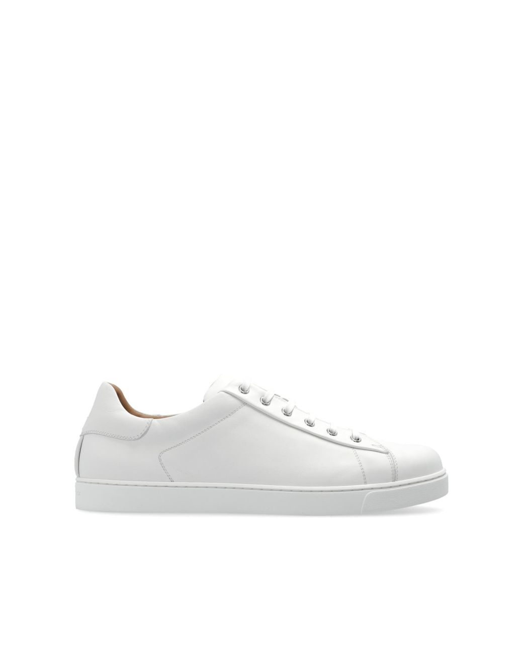 Gianvito Rossi White Sneakers 'Low Top' for men