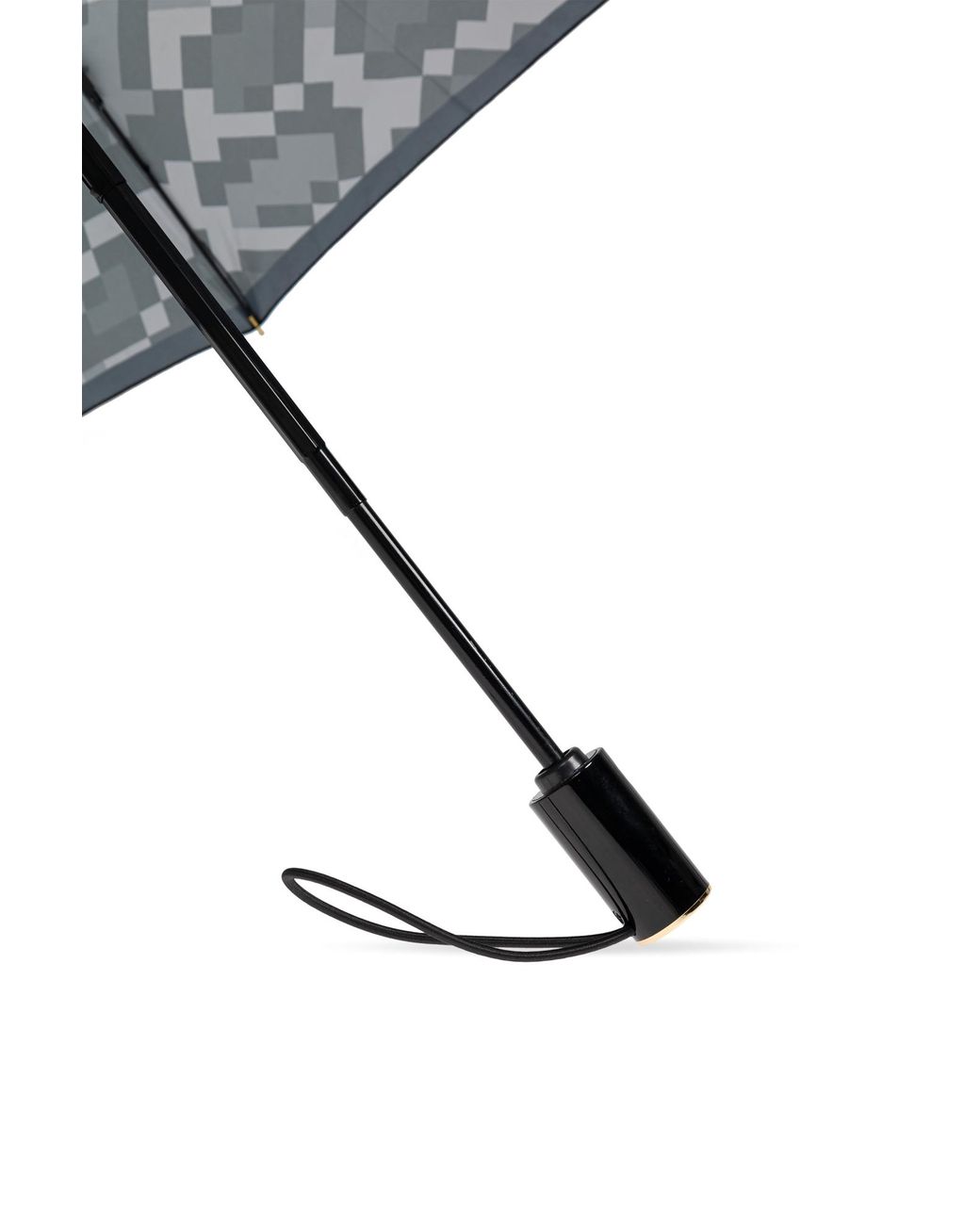 Moschino Gray Folding Umbrella