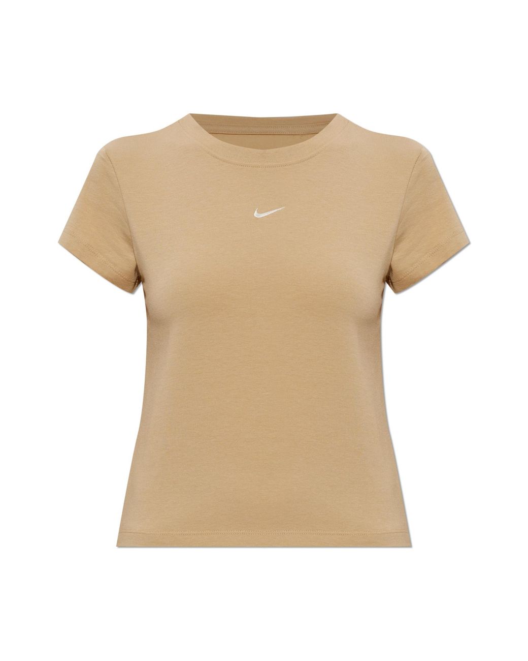 Nike Natural T-Shirt With Logo