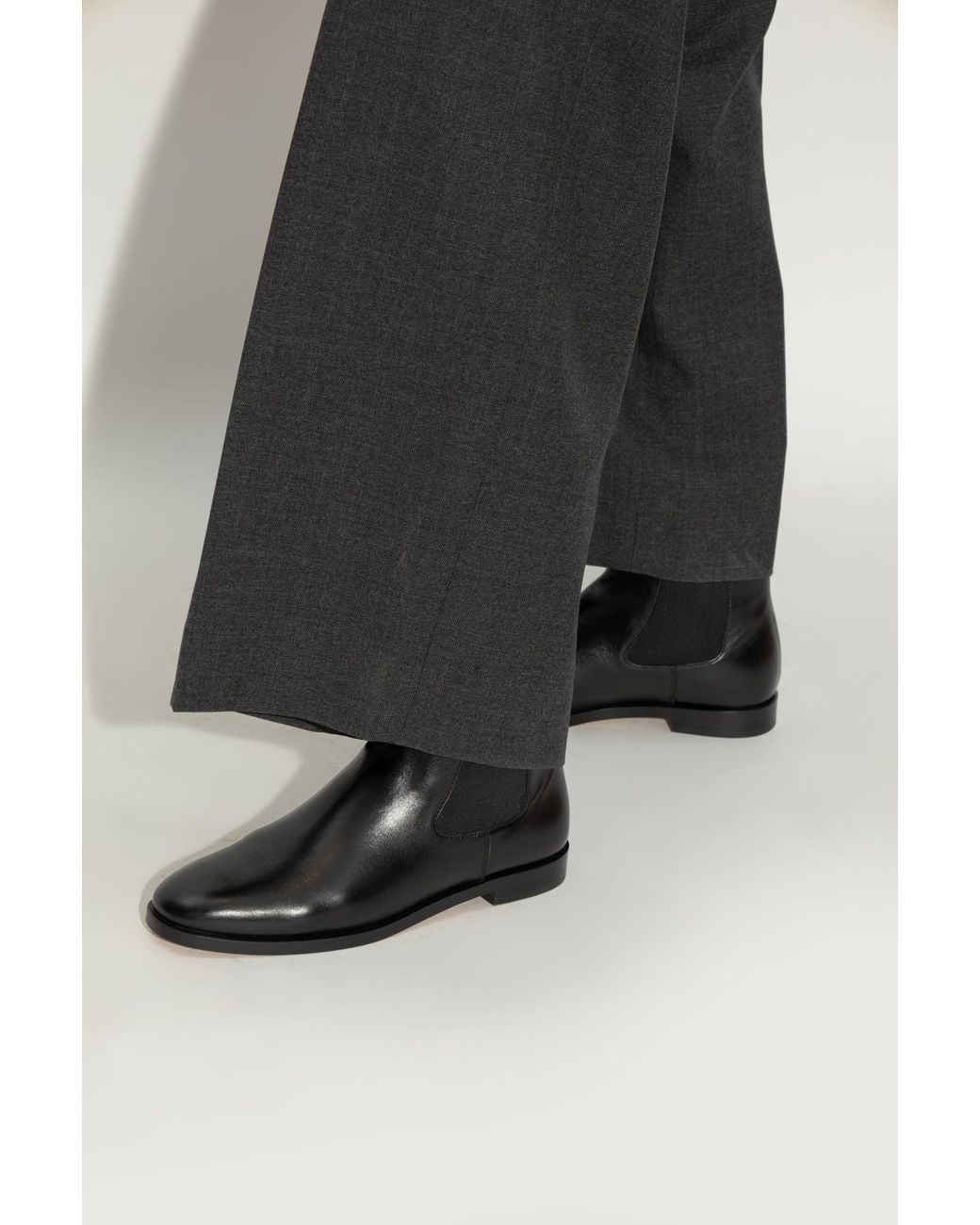 Kate Spade Calf Leather Knox Chelsea Boots in Black | Lyst display picture 1