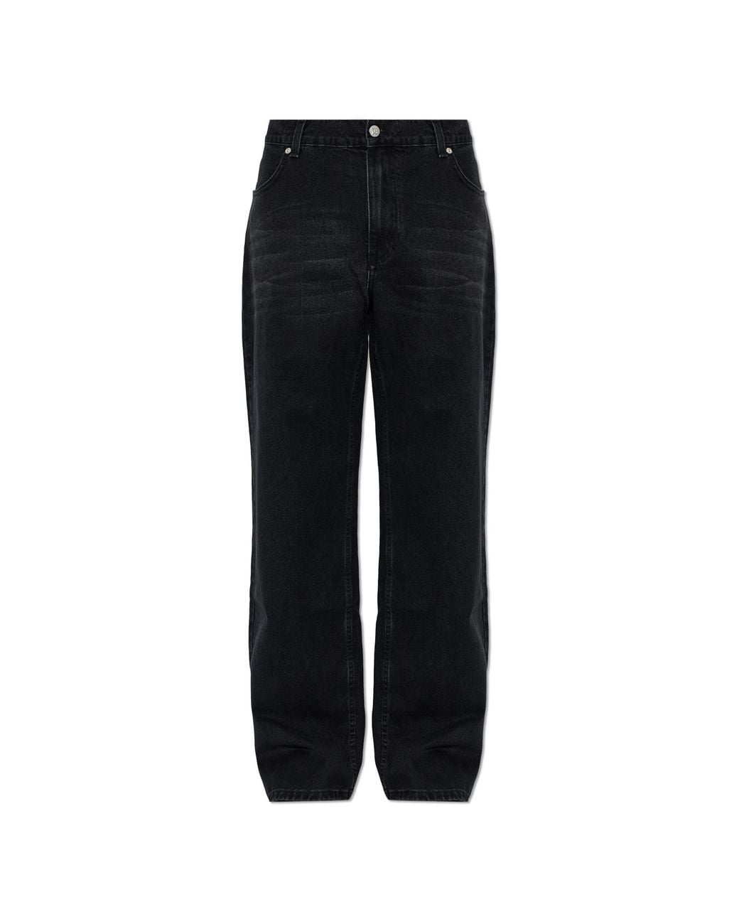 M I S B H V Black Straight Fit Jeans for men