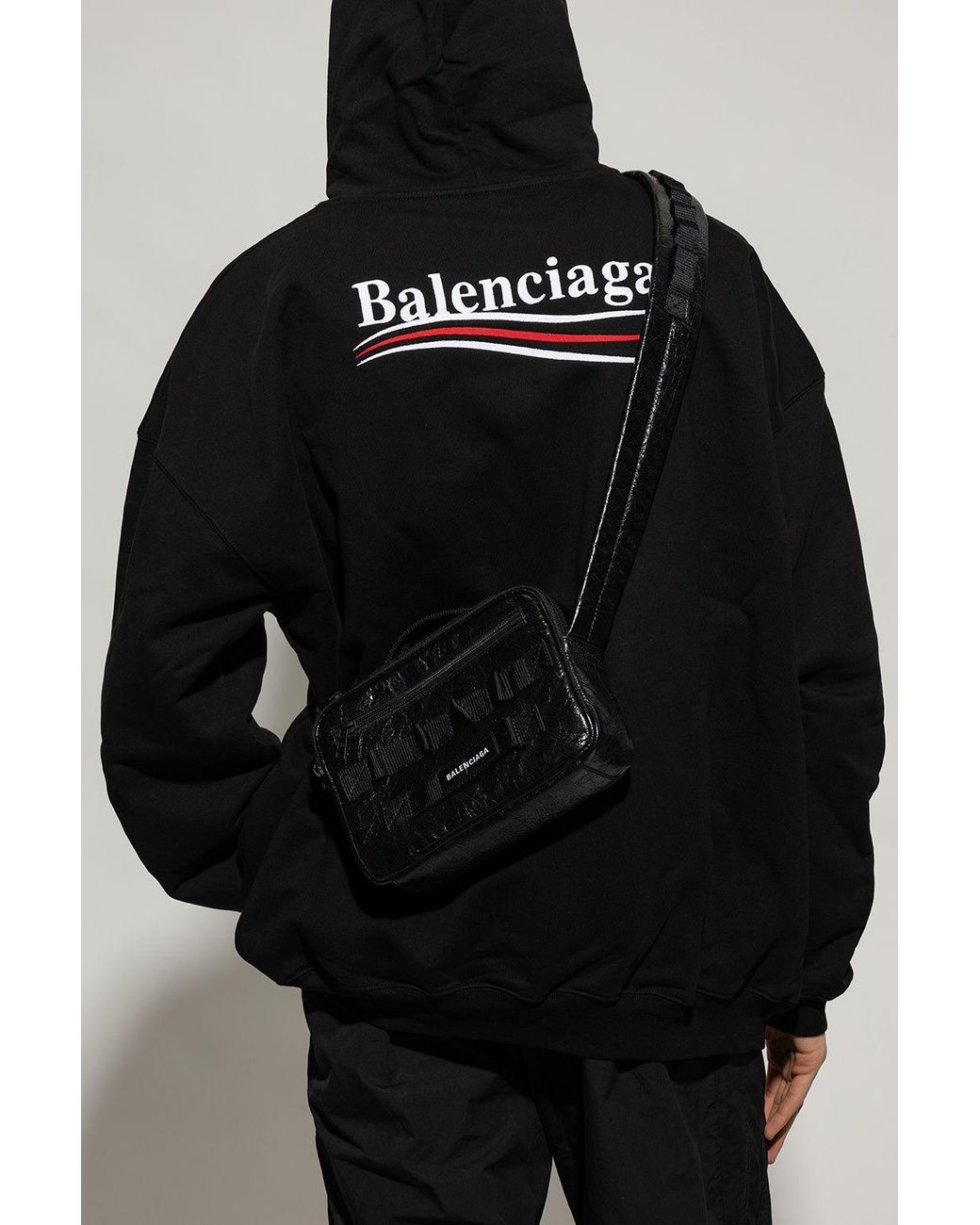 Balenciaga 'army' Shoulder Bag in Black for Men | Lyst