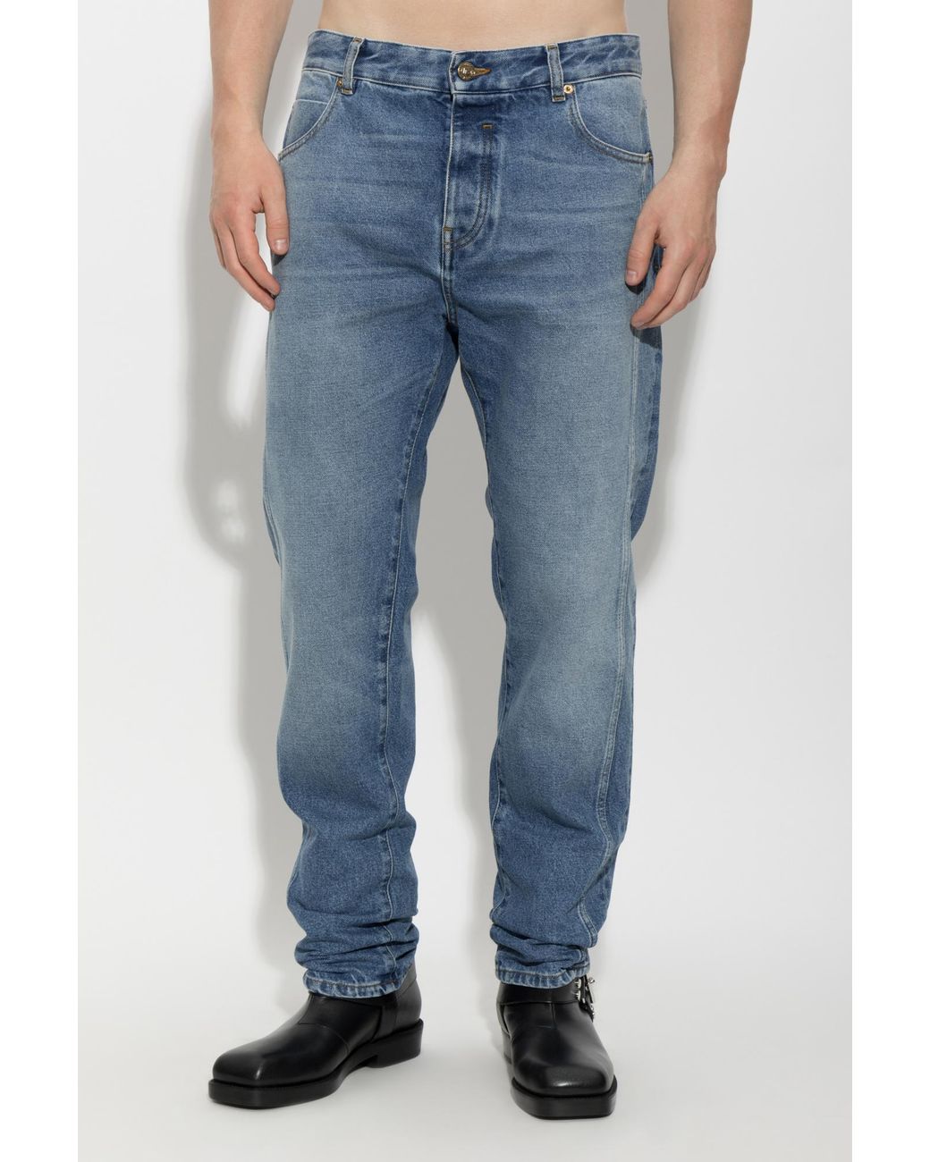 Balmain Blue Regular Jeans for men
