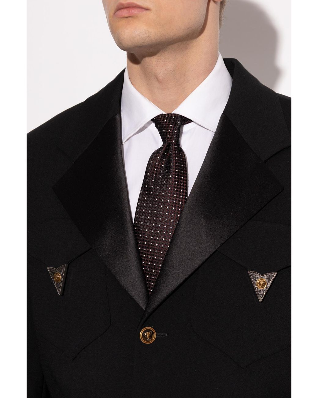 Tom Ford Black Silk Tie for men