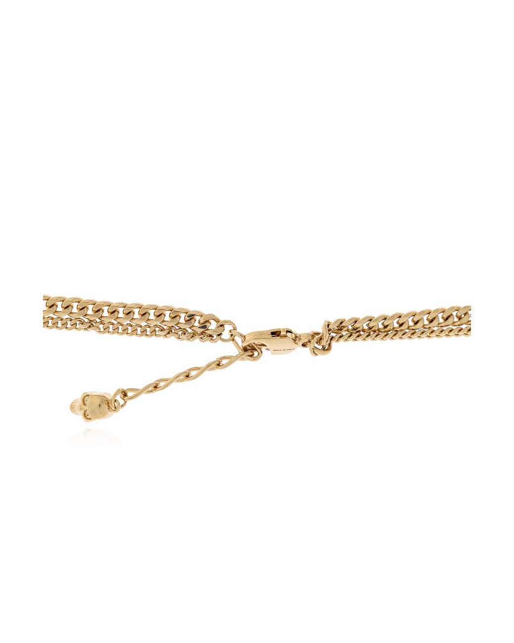 McQueen Metallic Brass Necklace
