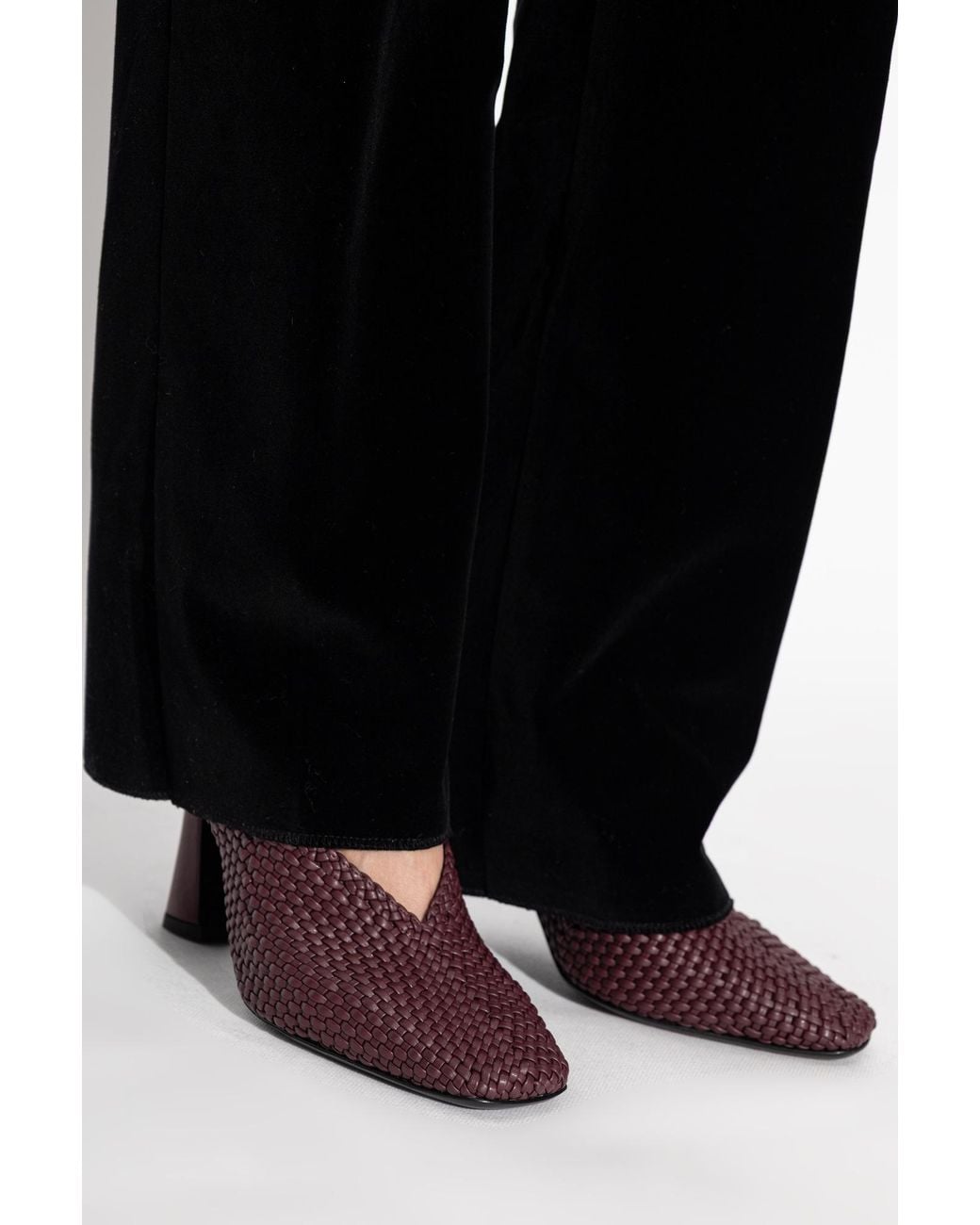 Etro Brown Leather Heeled Shoes