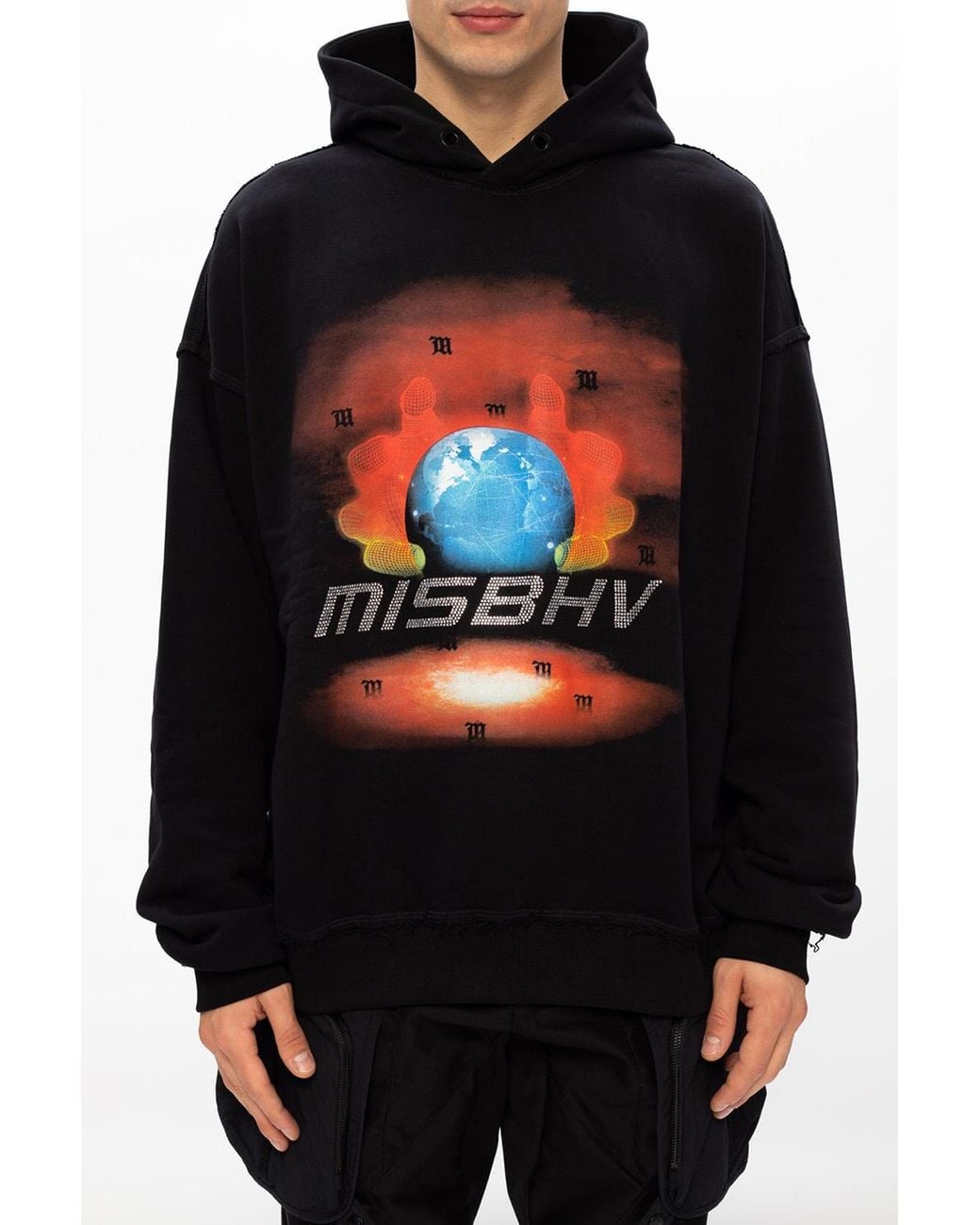 MISBHV 'globe' Hoodie in Black for Men | Lyst