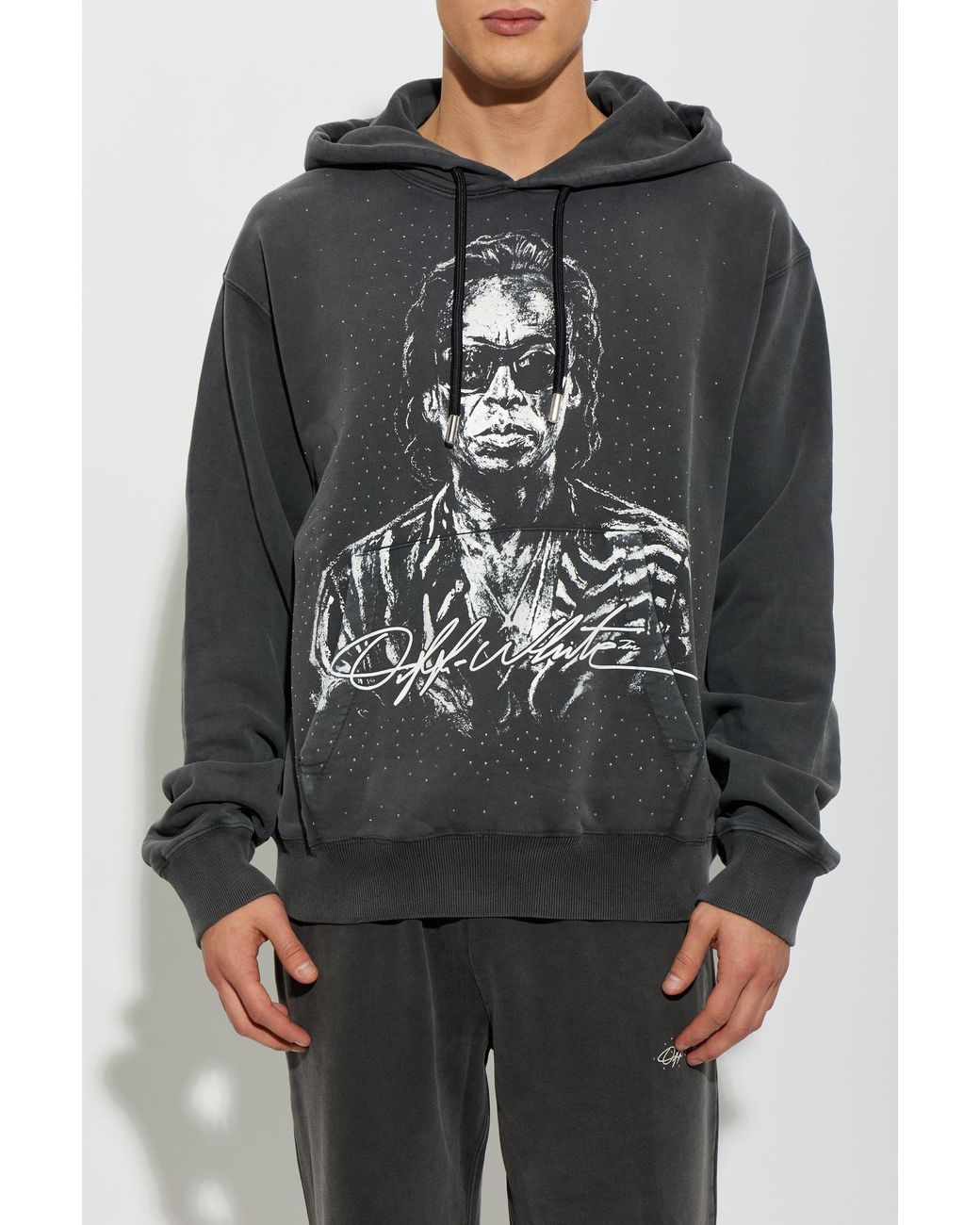 Off-White c/o Virgil Abloh Gray 'Mr. Davis' Sweatshirt for men