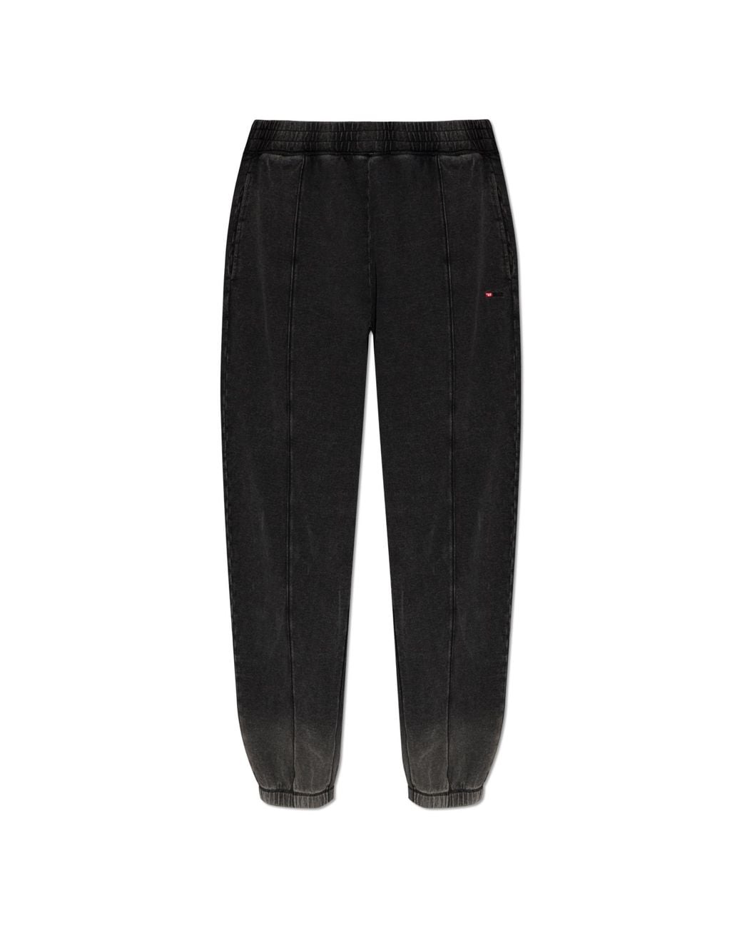 DIESEL Black 'P-Crox' Sweatpants for men