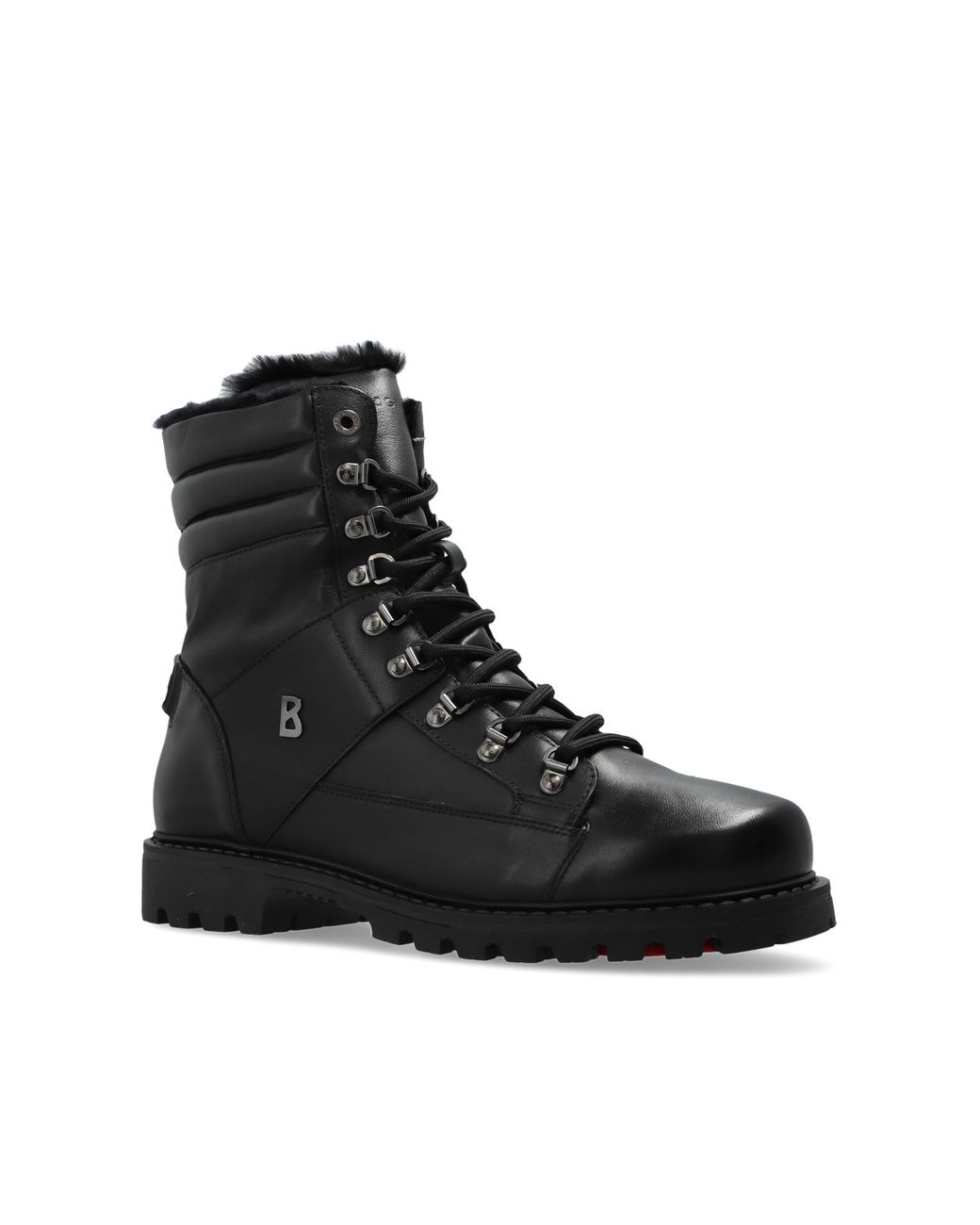 Bogner Black Insulated Boots 'Helsinki' for men
