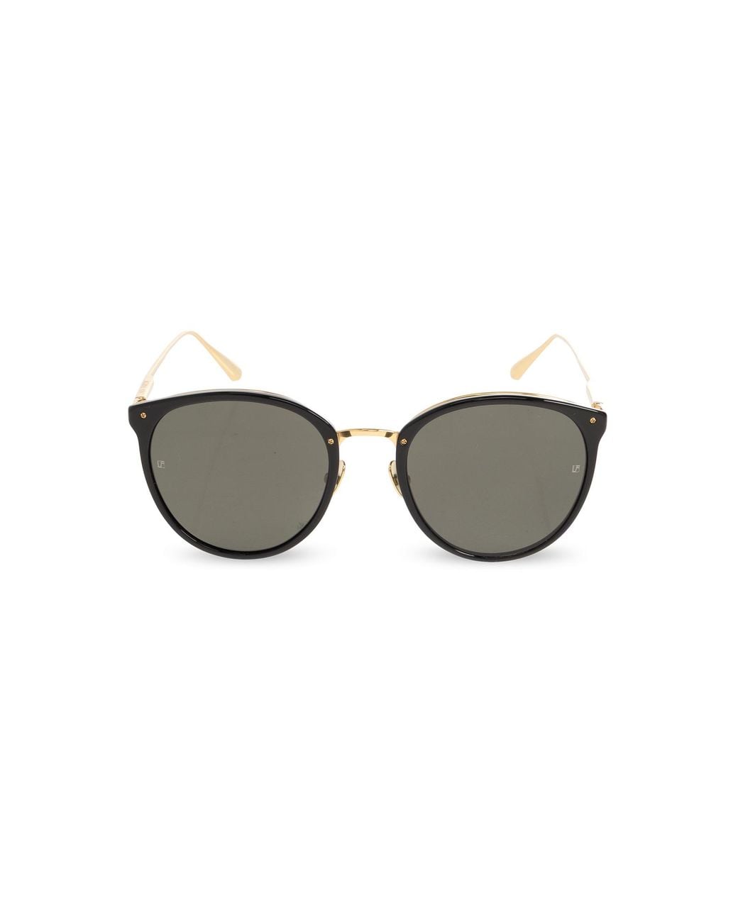 Linda Farrow Black "Calthorpe" Sunglasses