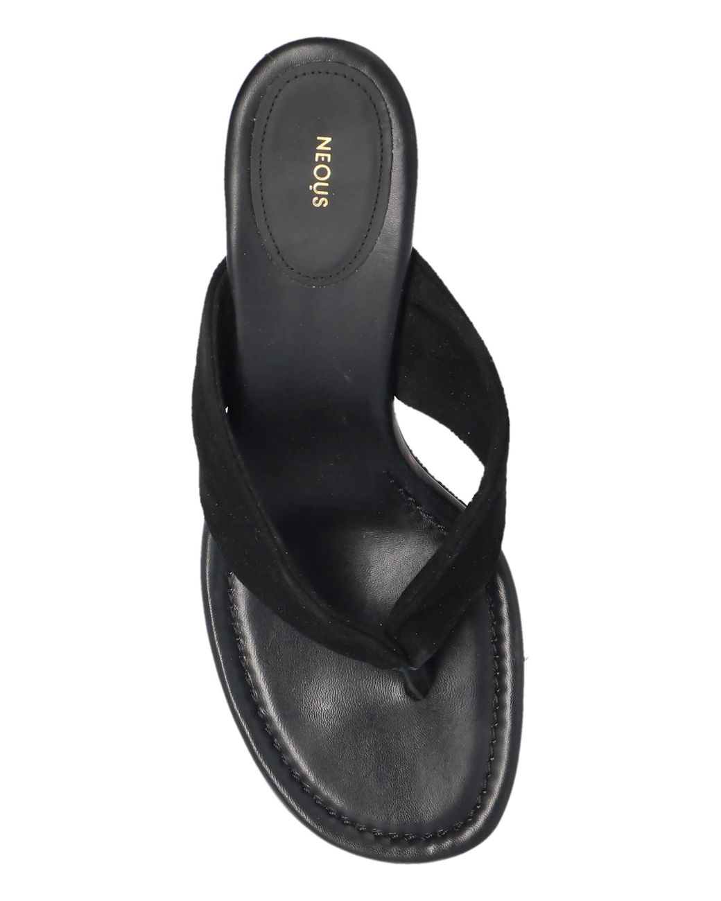 Neous Black 'Magrez' Heeled Mules