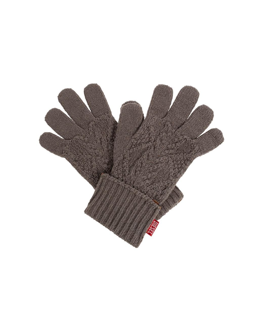 DIESEL Brown 'K-Inotto' Gloves