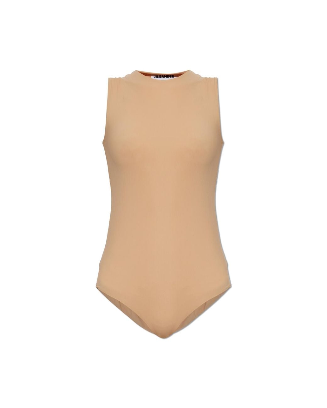 Jil Sander White Sleeveless Bodysuit