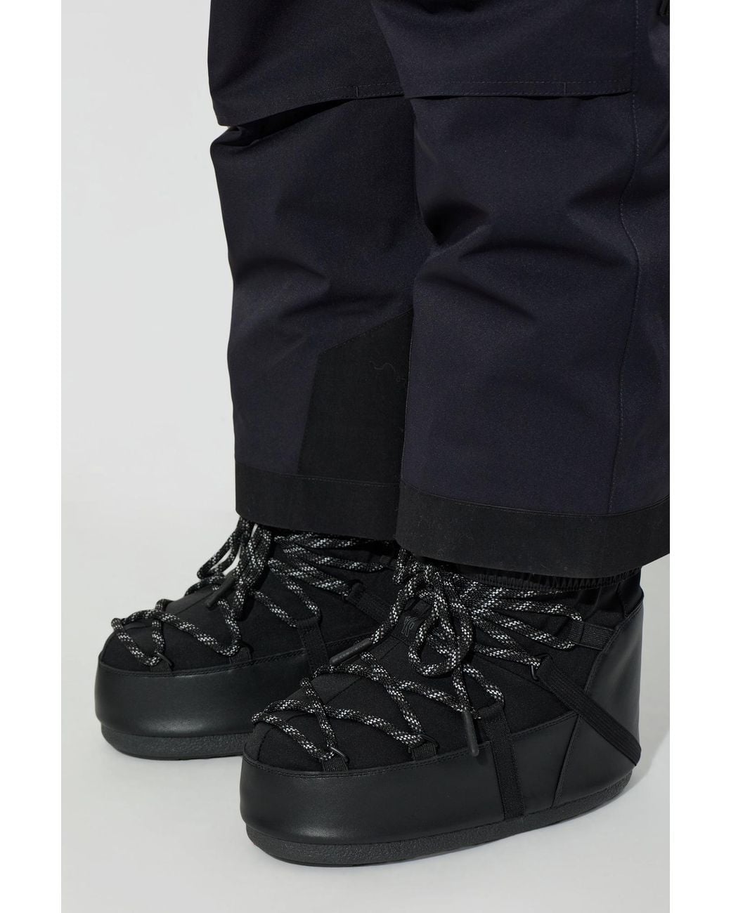 Moncler Black X Moon Boot Snow Boots for men