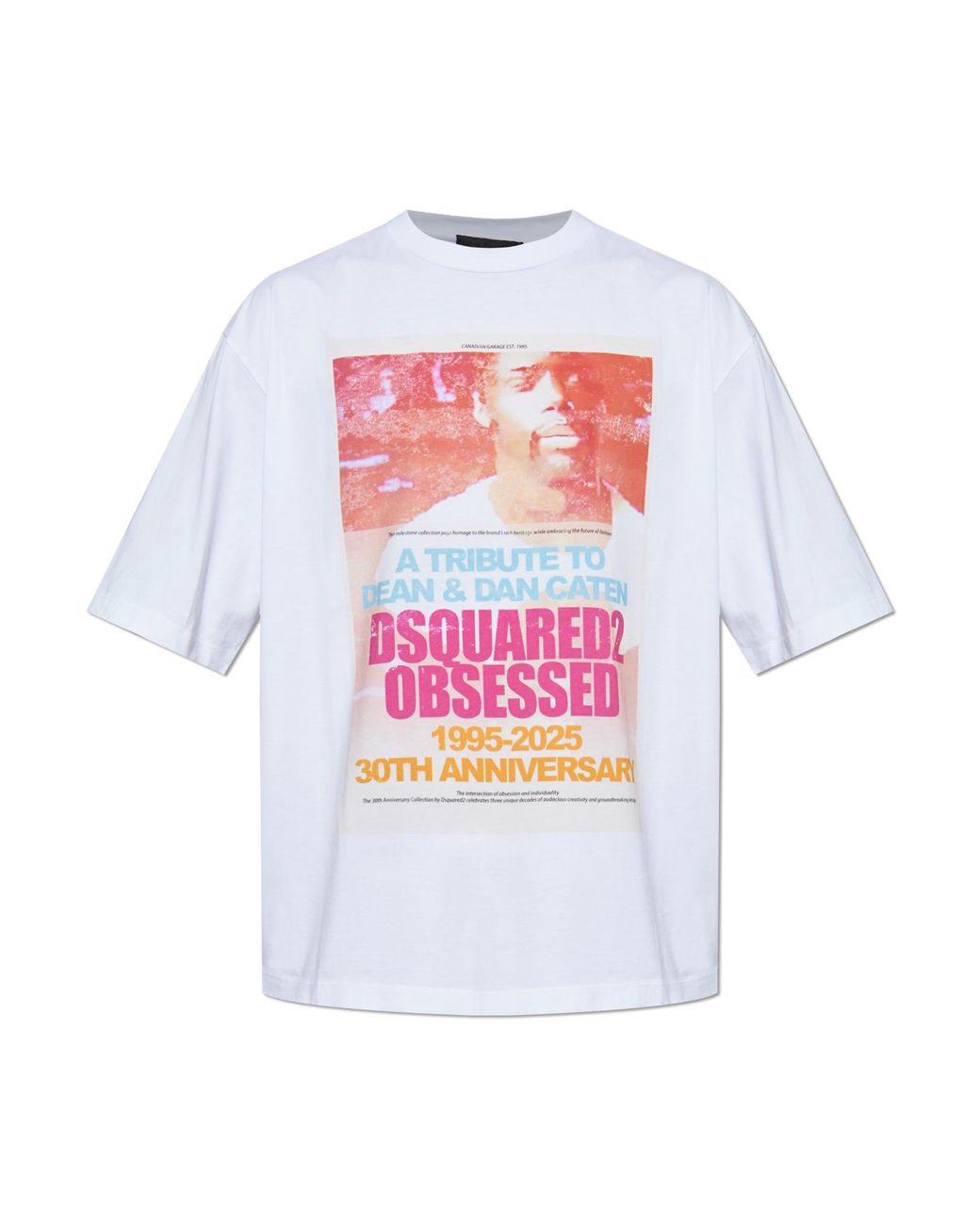 DSquared² White T-Shirt With Logo for men