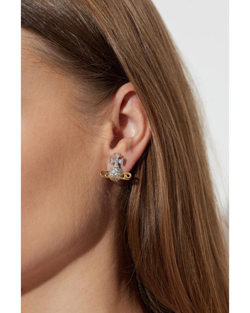 Vivienne Westwood Metallic 'Hectorina' Earrings