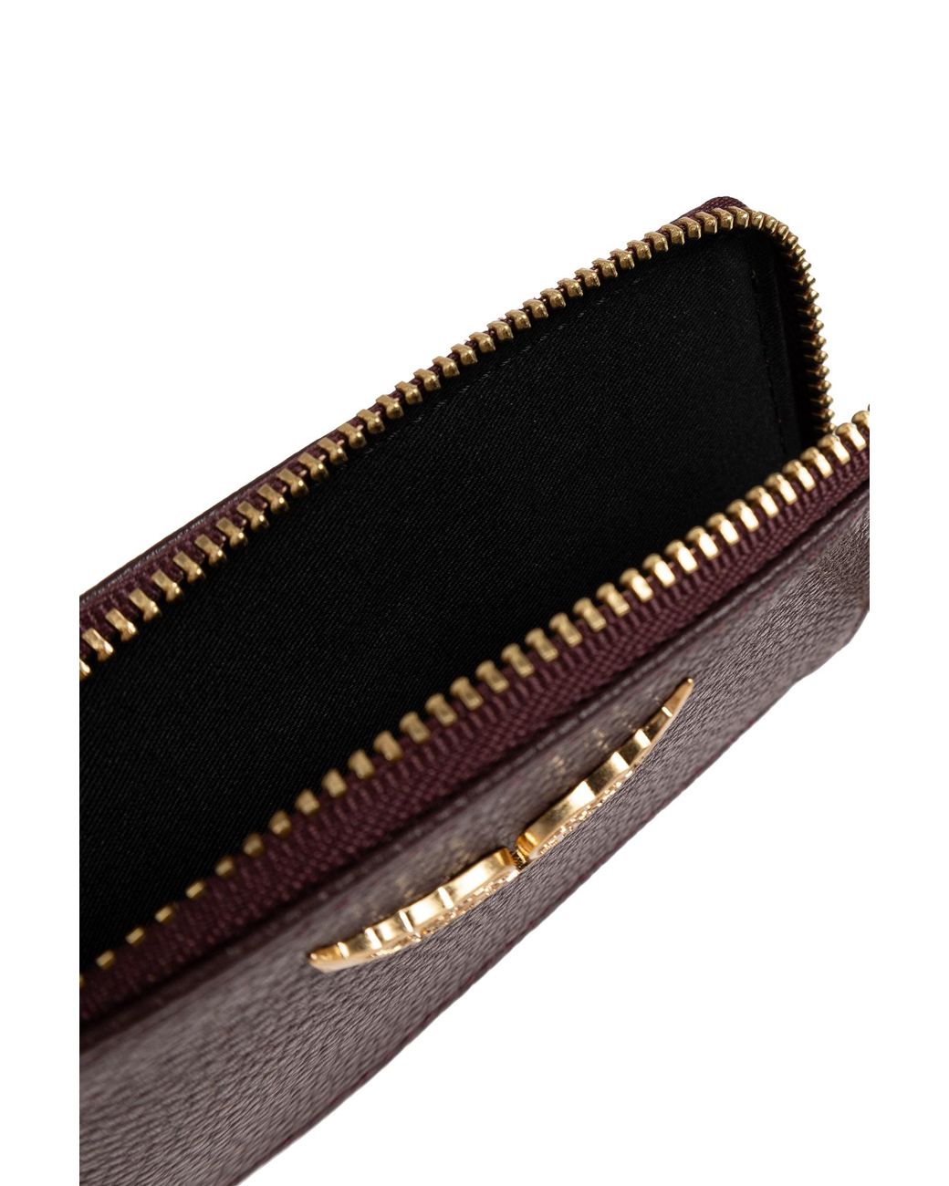Zadig & Voltaire Purple Cardholder "Skórzane Etui Na Karty"