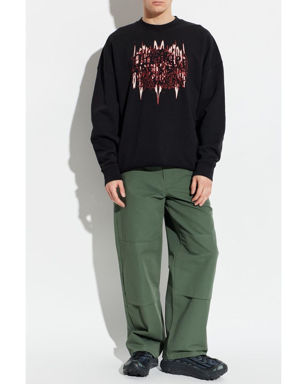 44 Label Group Blue Sweatshirt With Logo for men