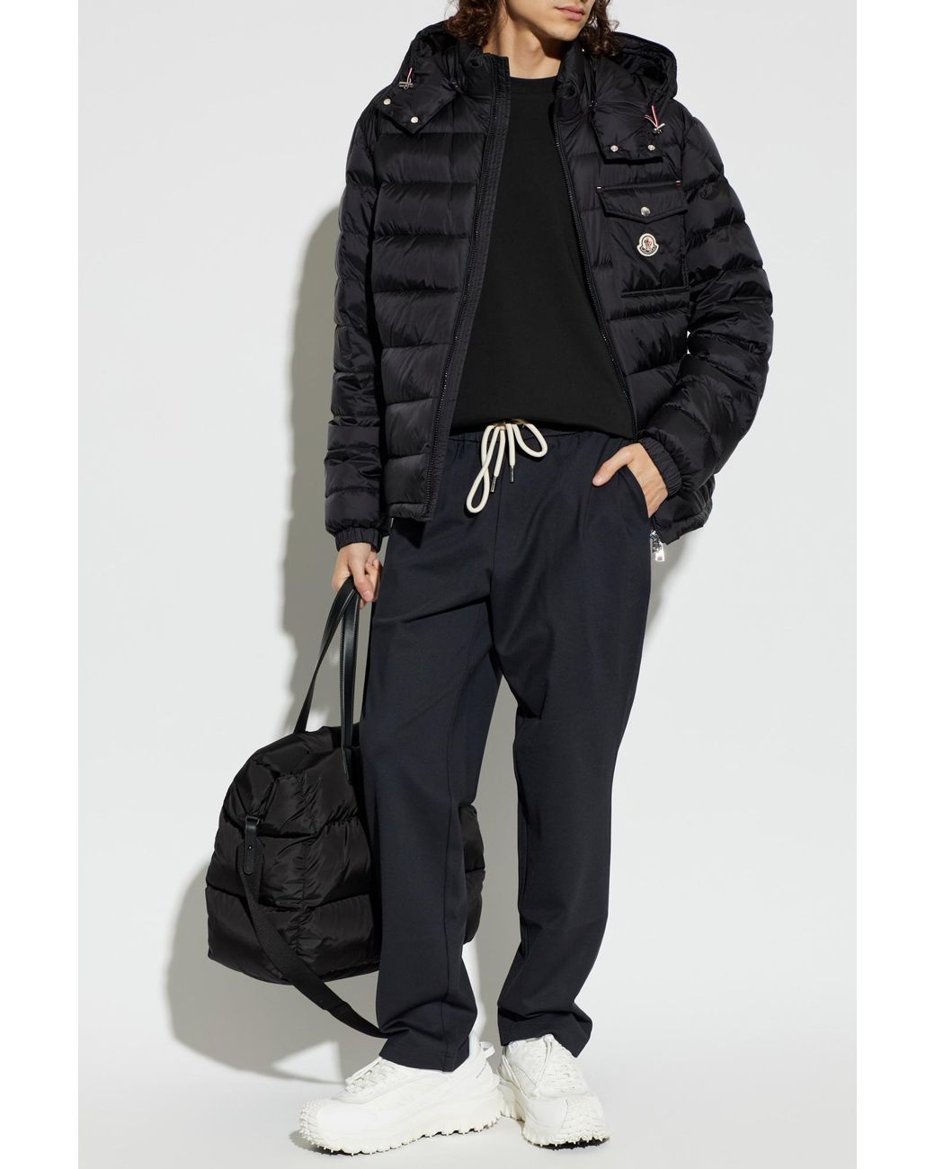Moncler Black Puffer Jacket 'Verith' for men