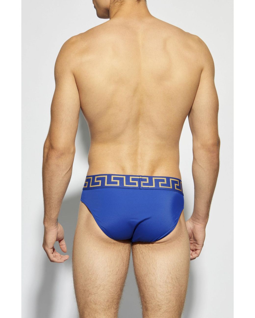 Versace Blue Swim Briefs for men