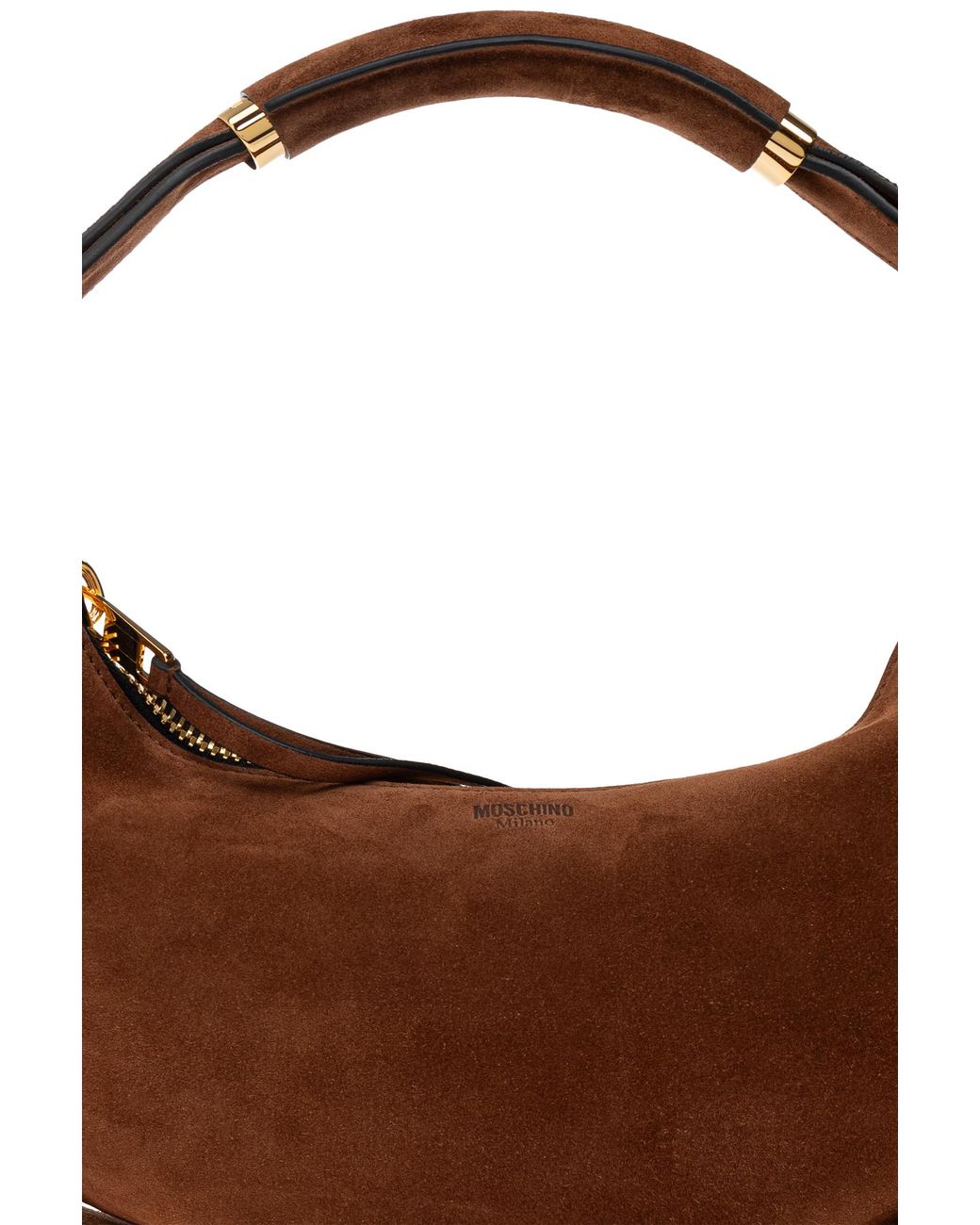 Moschino Brown Logo Bag