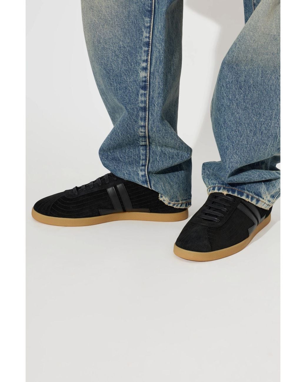 Lanvin Black "Glen" Sports Shoes for men