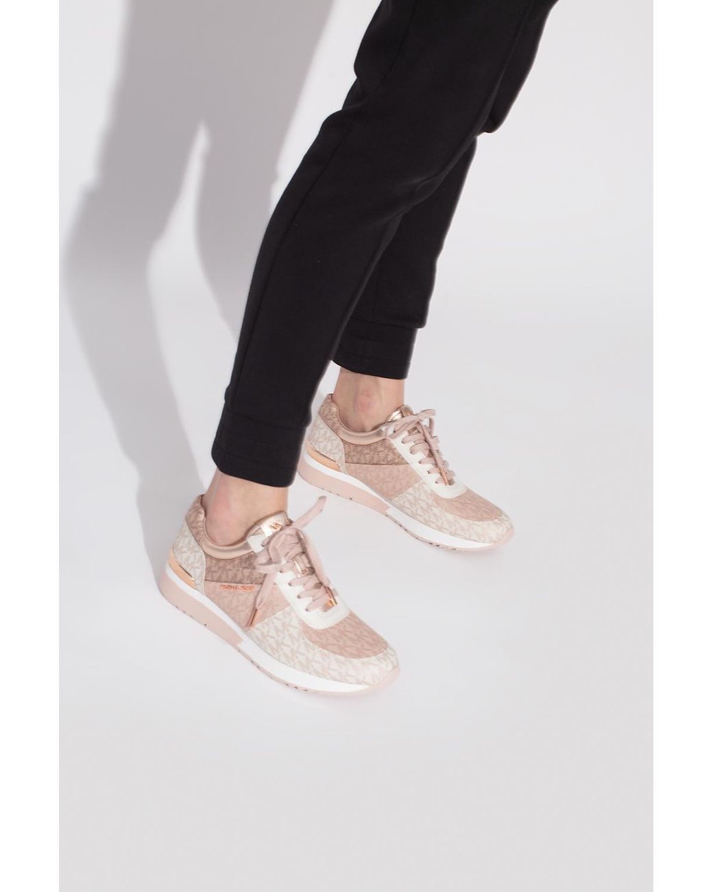 MICHAEL Michael Kors 'allie' Sneakers in Pink | Lyst