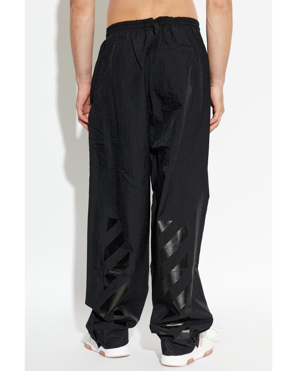 Off-White c/o Virgil Abloh Black Loose-Fit Trousers for men