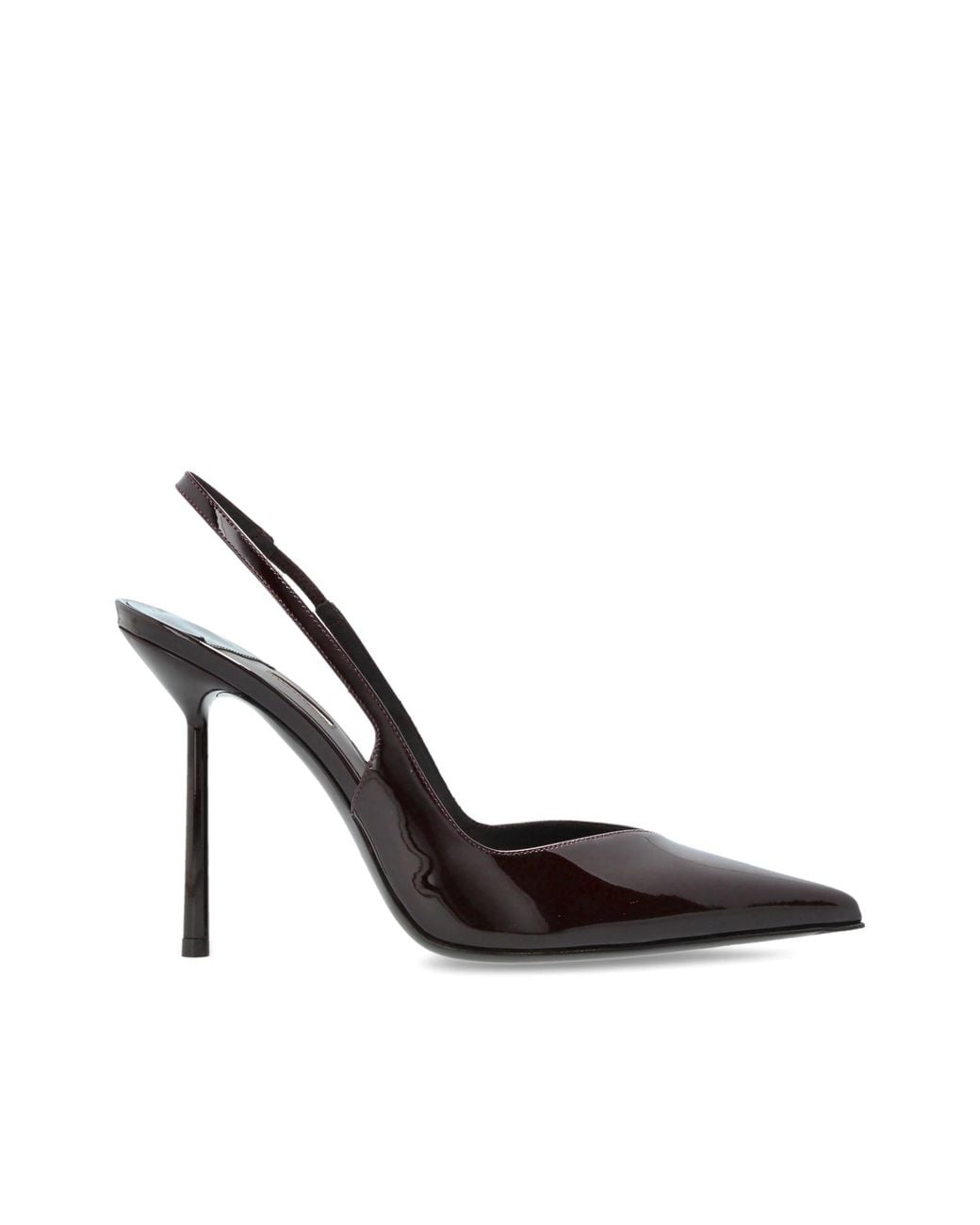 Le Silla White Leather Heeled Shoes "Vivienne"