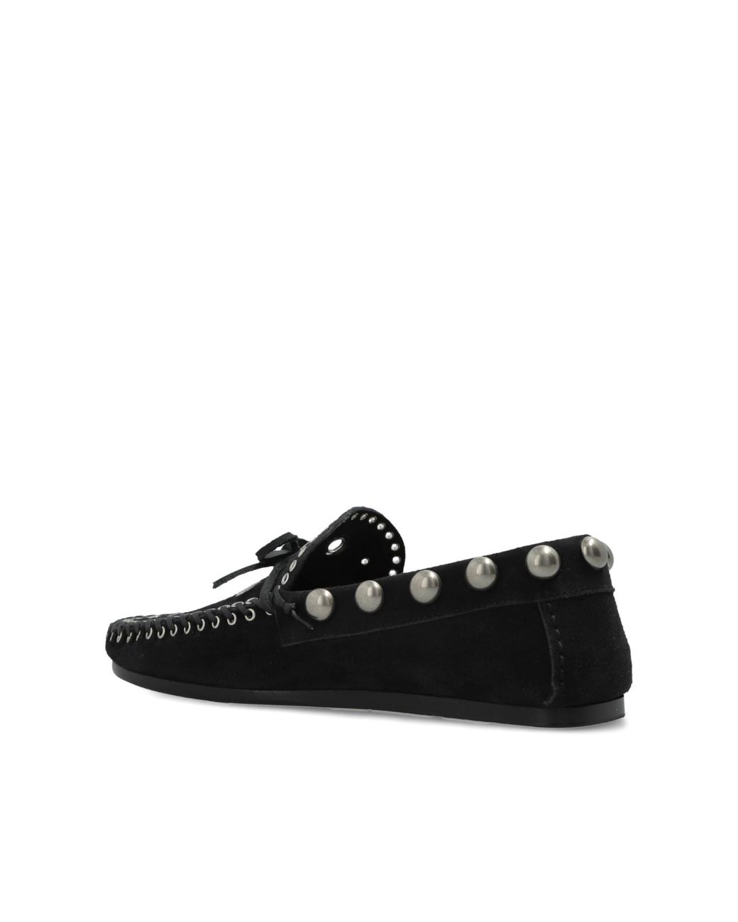 Isabel Marant Black Fitza Suede Loafers