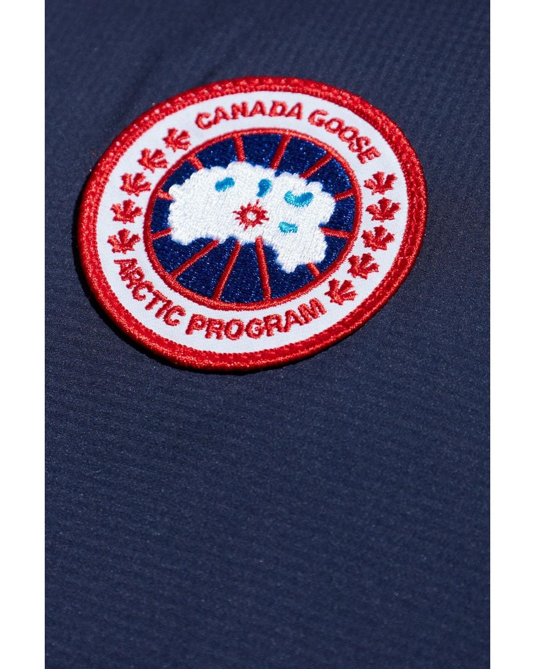 Canada Goose Blue Quilted Vest for men