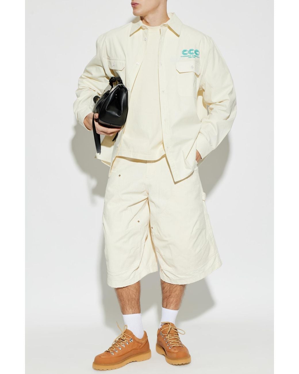 Willy Chavarria White "Corcoran" Shirt for men