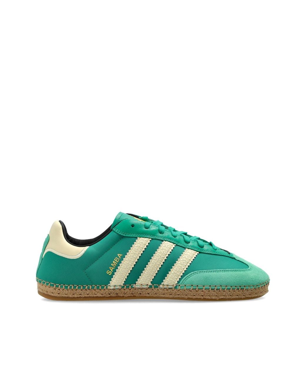 Adidas Originals Green 'Clot Samba Espadrille' Sports Shoes for men