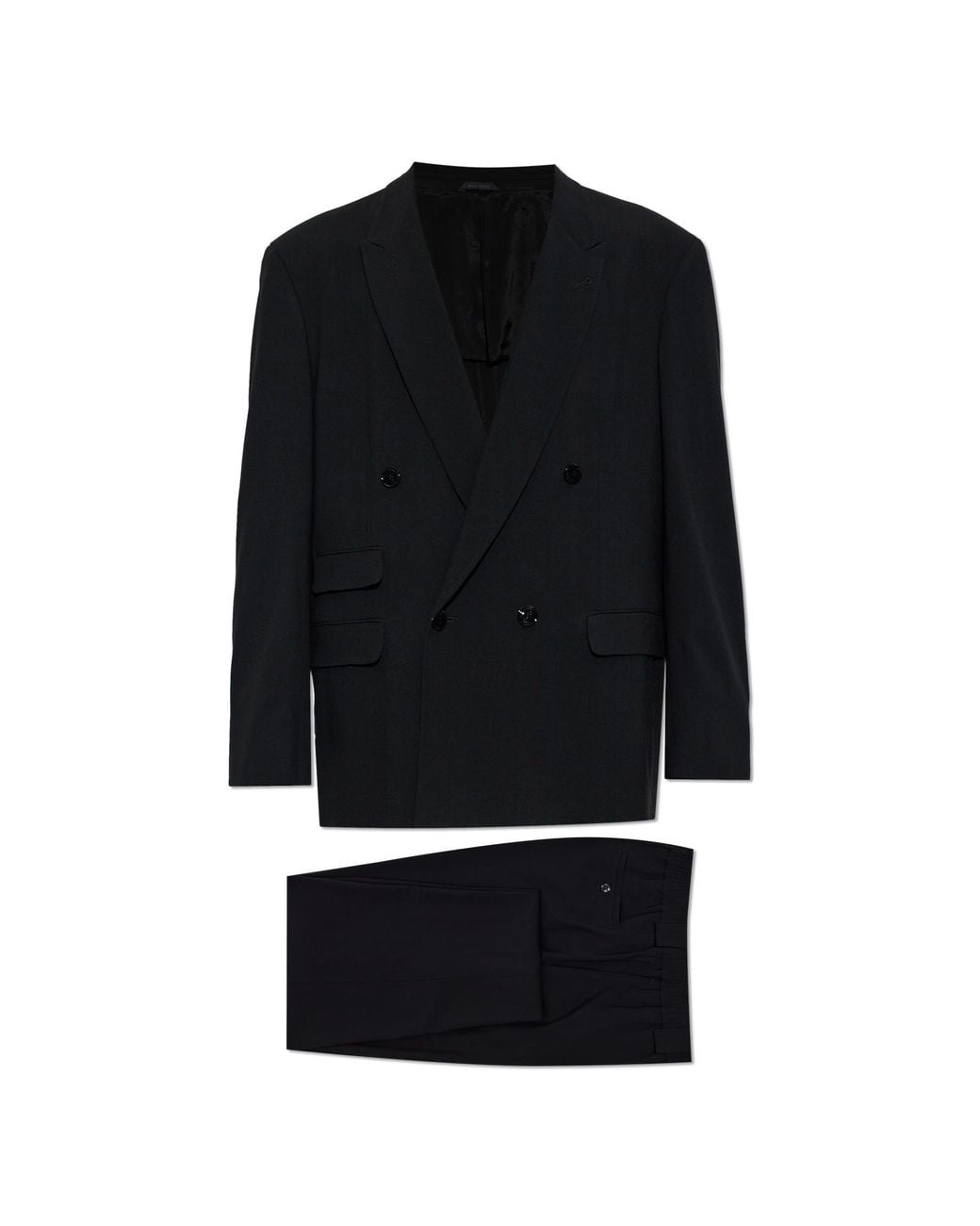 Giorgio Armani Black Wool Suit for men