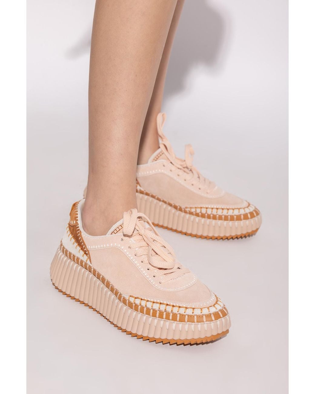 Chloé Pink Nama Sports Shoes