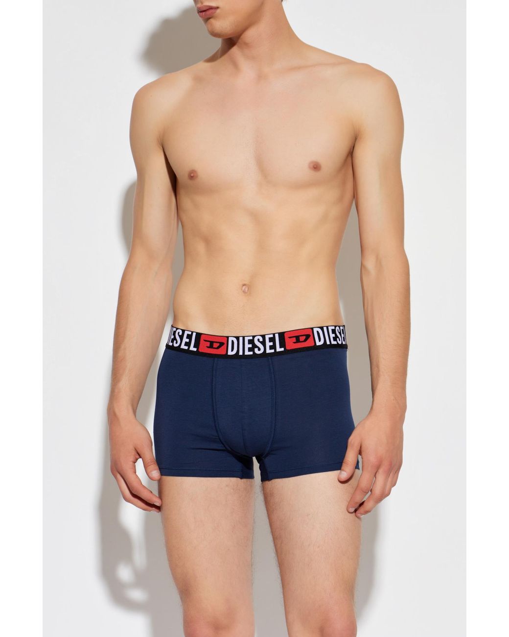 DIESEL Blue Three-Pack Of Boxer Briefs 'Umbx-Damienthreepack' for men