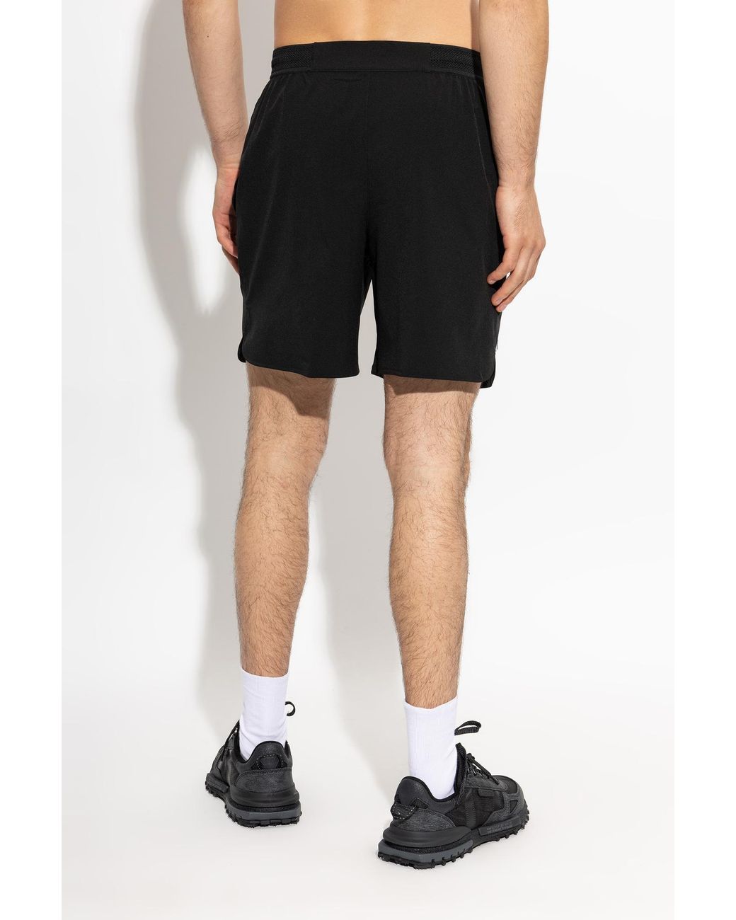 Lacoste Red Shorts With Logo Patch for men