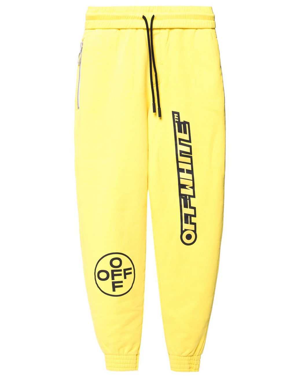 Off white sweatpants yellow clearance