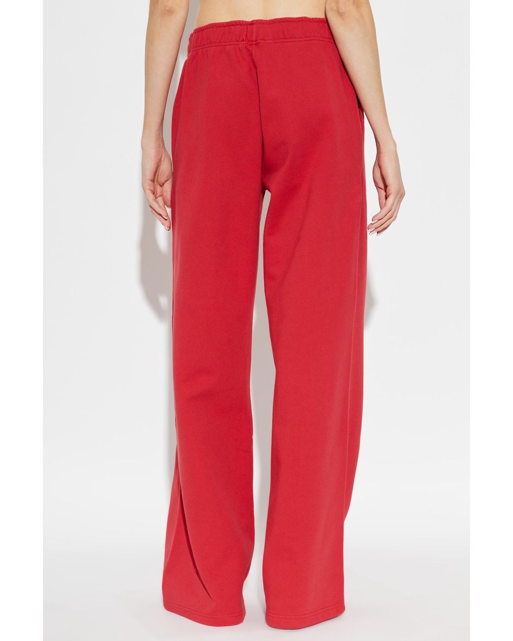 Anine Bing Red Kacey' Sweatpants