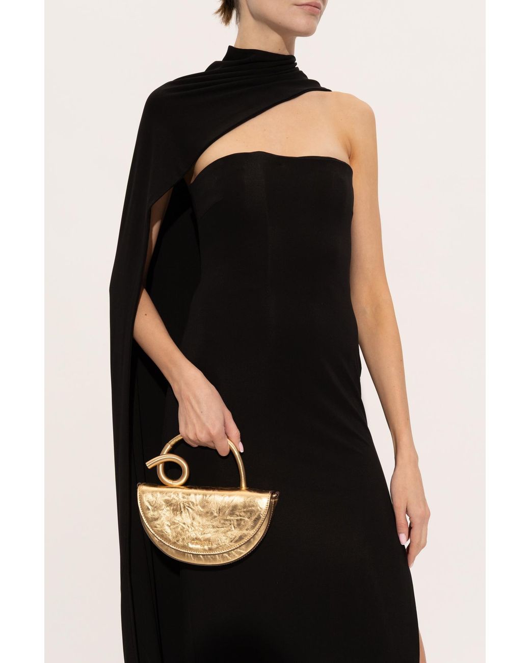 Cult Gaia Metallic "Azariah Nano" Handbag