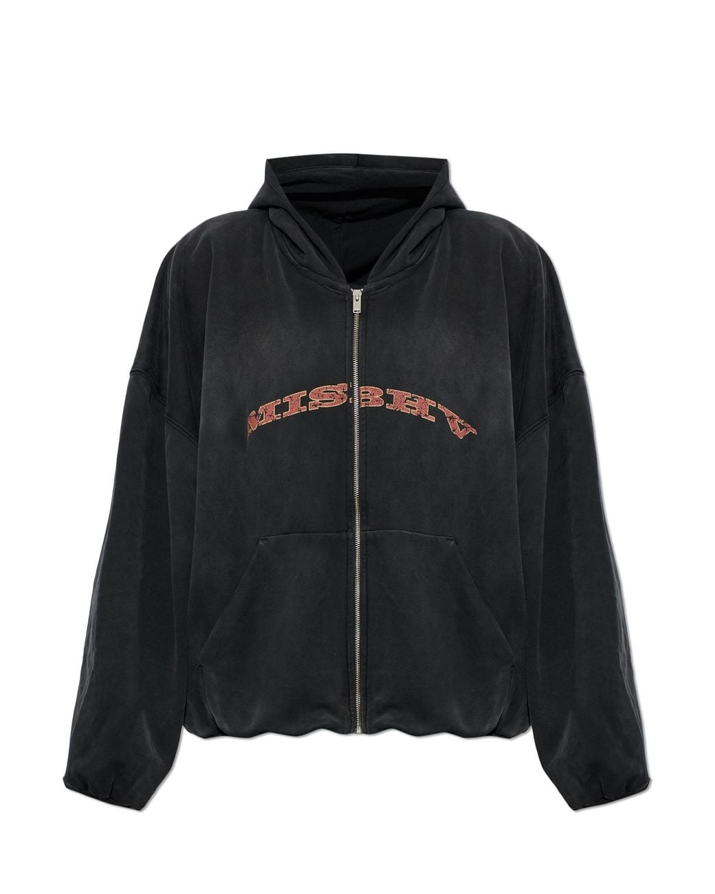 M I S B H V Black 'Oversize' Hoodie