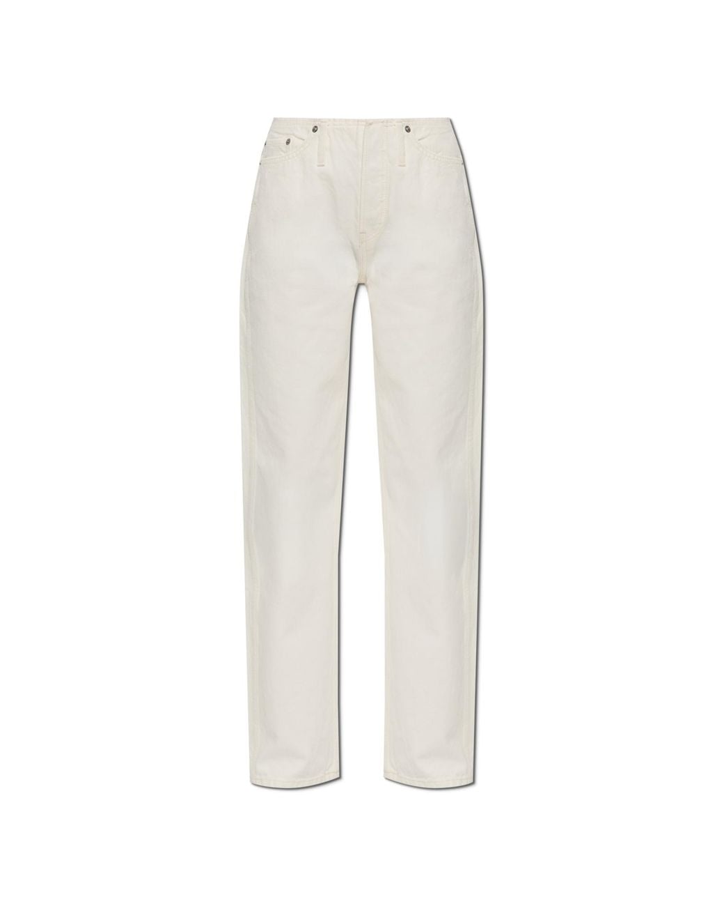 Re/done White 'Roxy Loose' Jeans