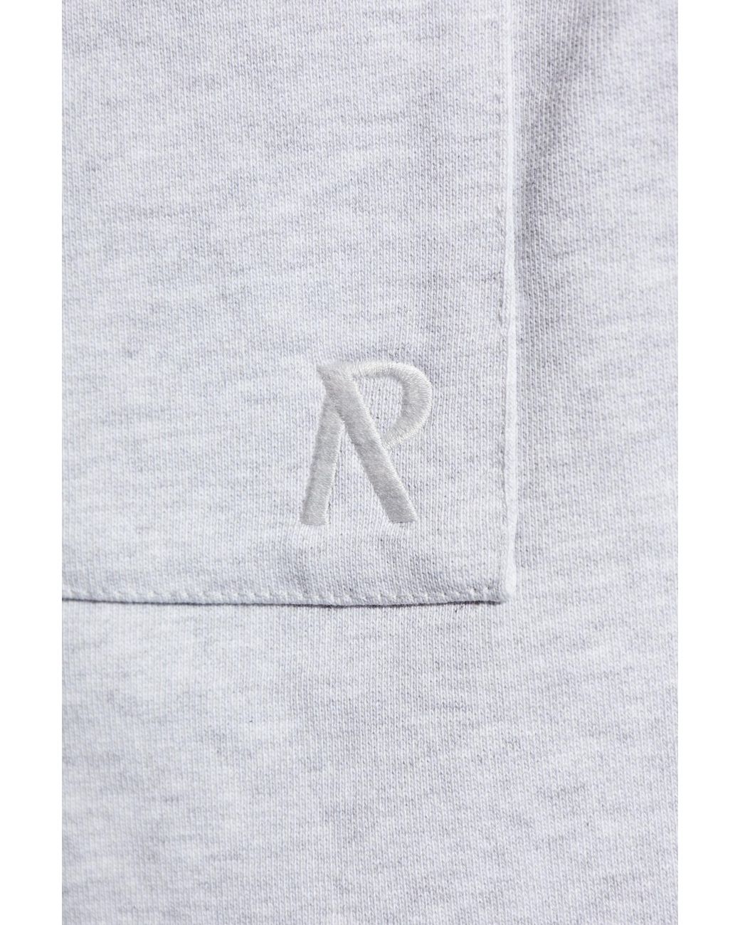 Represent White "Initial" Shorts for men