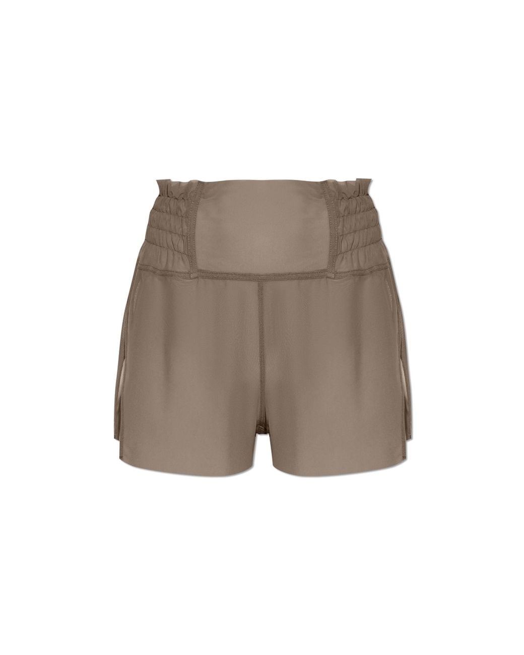 Rick Owens Gray Transparent Shorts
