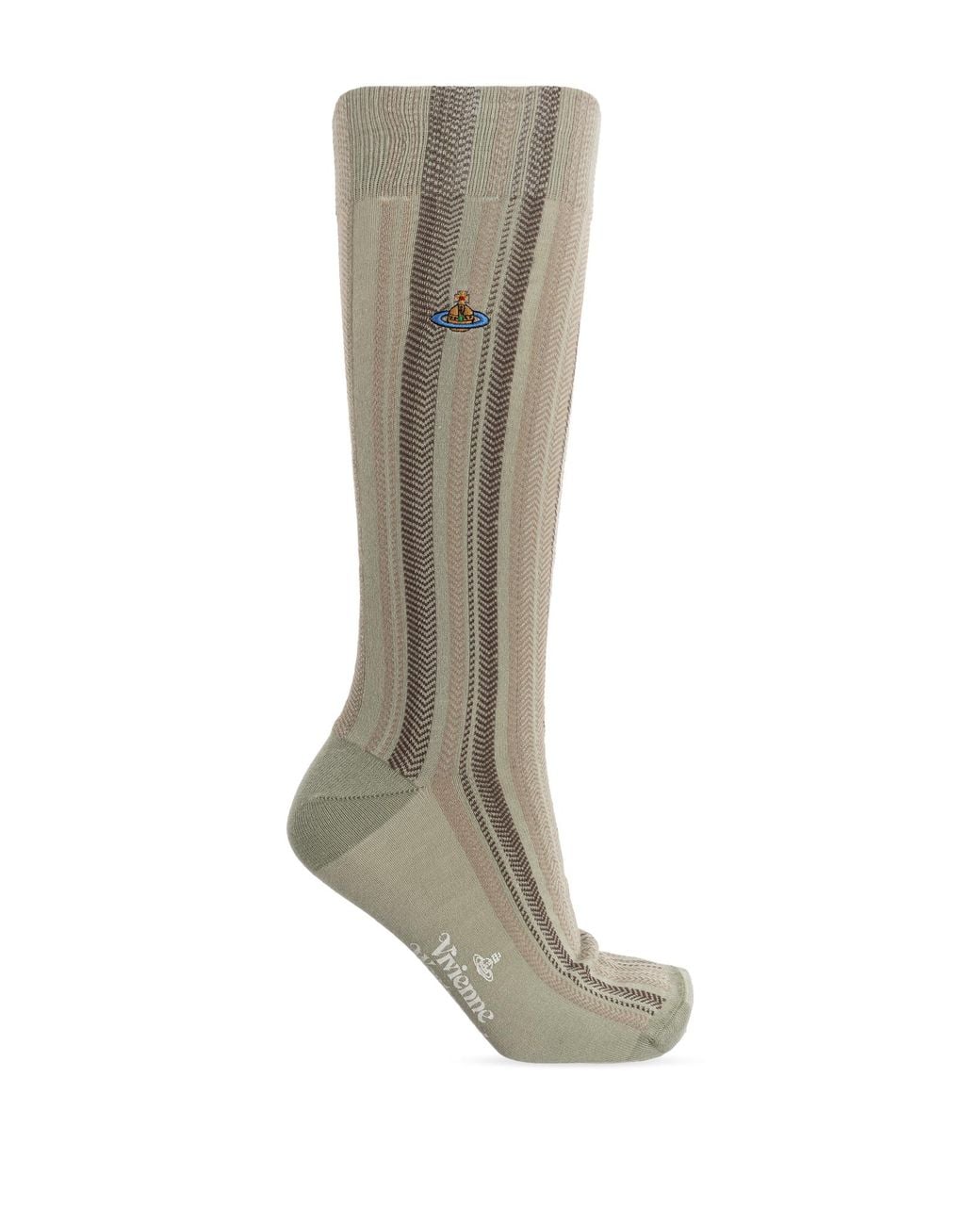 Vivienne Westwood Green Patterned Socks
